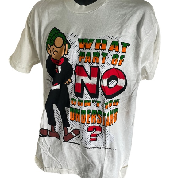 Vintage Andy Capp t shirt MFG By Freeze 1995 Mirror Group single stitch XL Rare - Picture 3 of 14